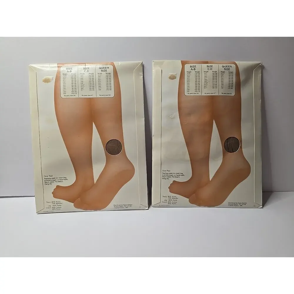RARE Vintage LOT 4 Underalls Slenderalls Pantyhose & Panties Size A-B 330 Nude